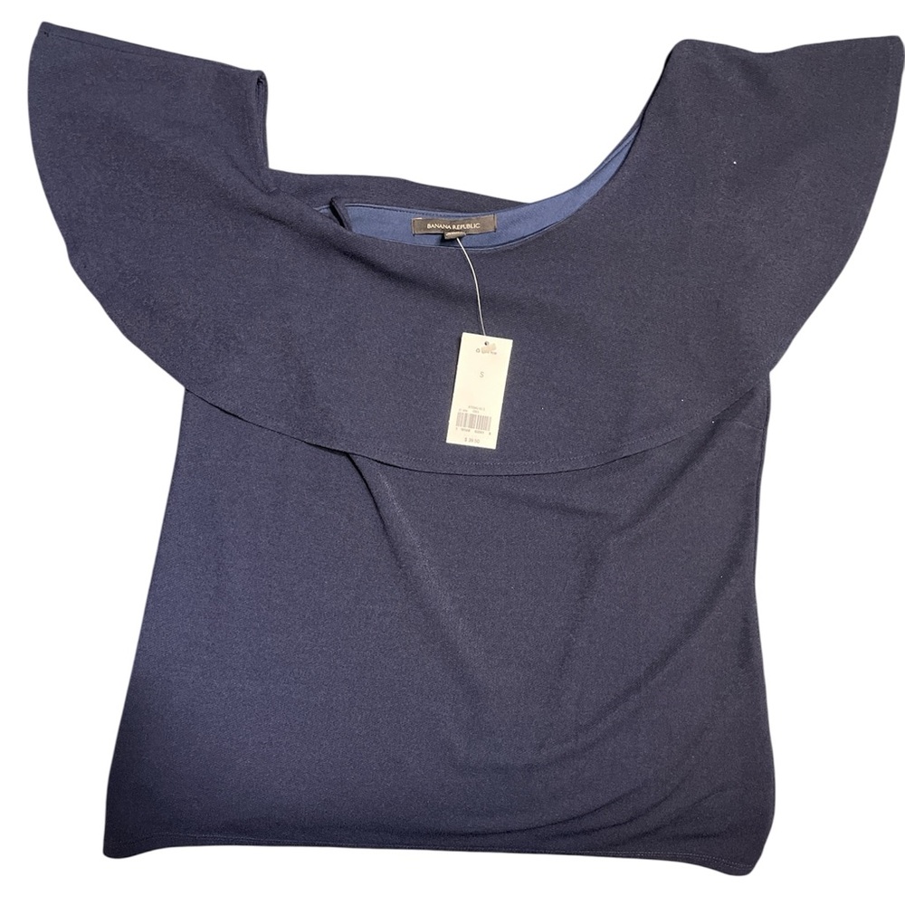 NEW WITH TAGS Banana Republic Women’s Midnight Blue Women's Blouse